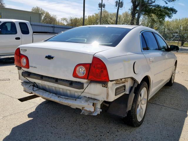 1G1ZA5EU6CF391632 - 2012 CHEVROLET MALIBU LS WHITE photo 4