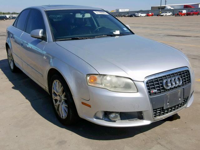 WAUAF78E58A159692 - 2008 AUDI A4 2.0T SILVER photo 1