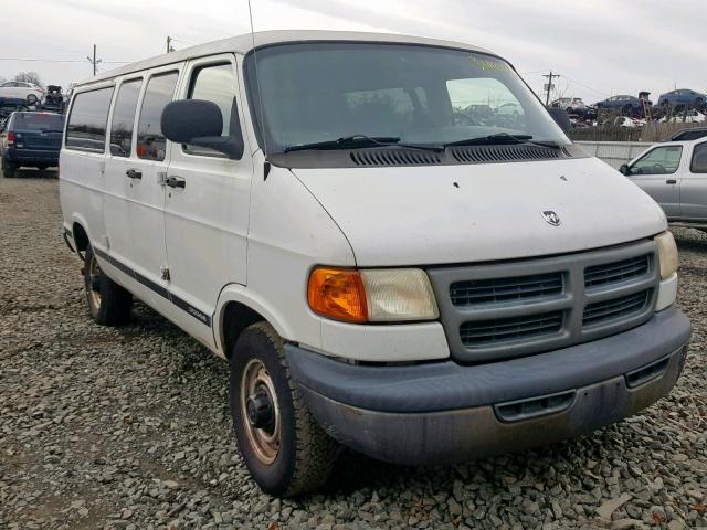 2B7KB31Y32K109210 - 2002 DODGE RAM VAN B3 WHITE photo 1