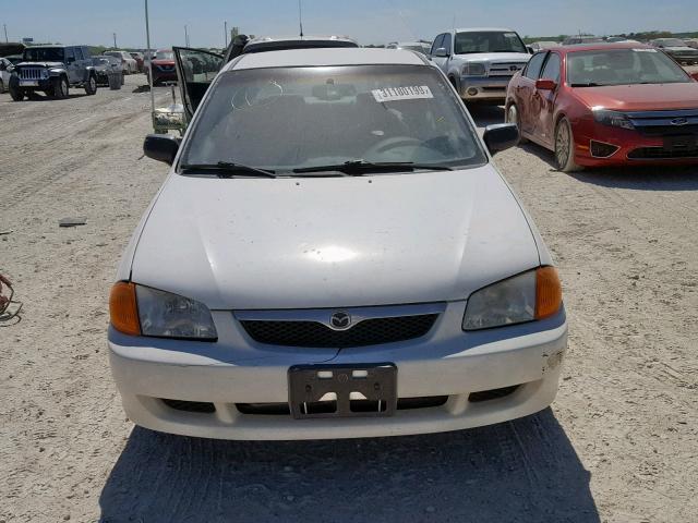 JM1BJ221XY0274969 - 2000 MAZDA PROTEGE ES WHITE photo 9