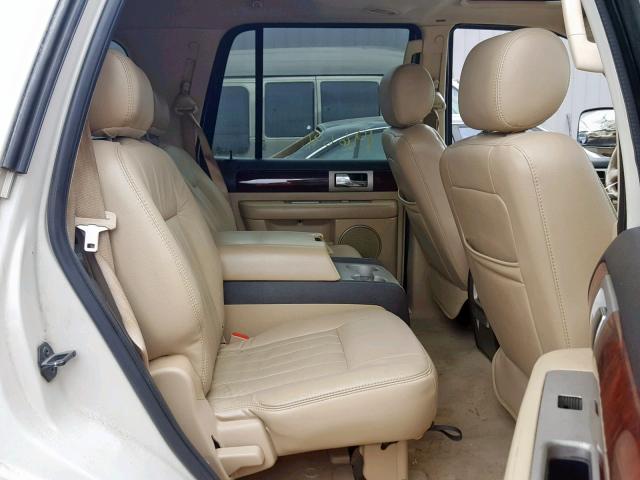 5LMFU27535LJ18148 - 2005 LINCOLN NAVIGATOR CREAM photo 6