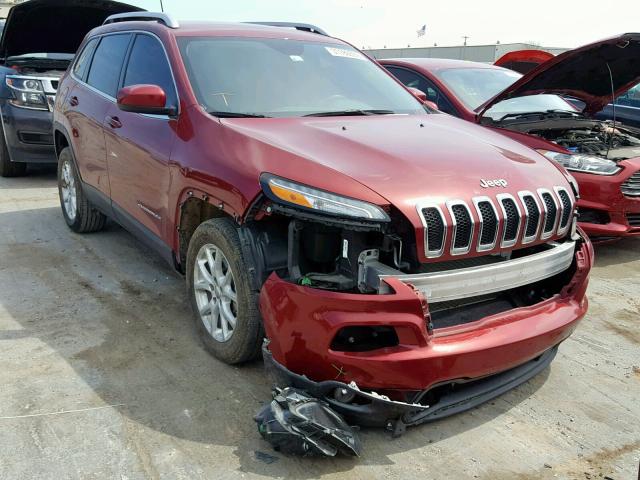 1C4PJLCB8HW653176 - 2017 JEEP CHEROKEE L RED photo 1