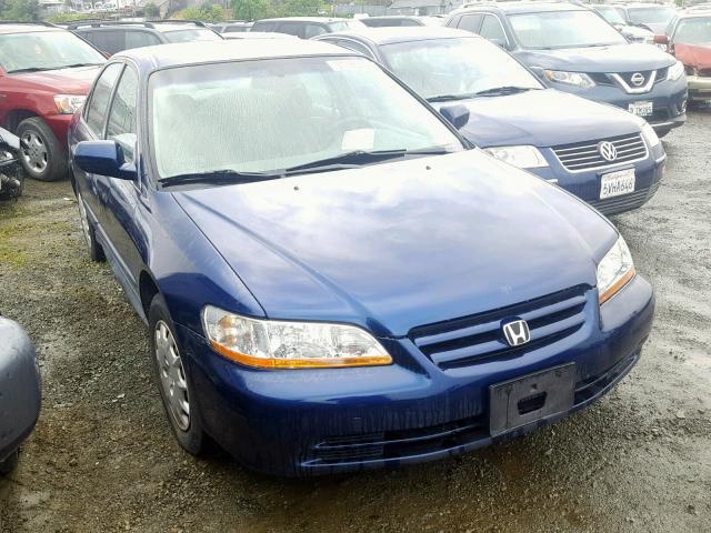 JHMCG665X2C015958 - 2002 HONDA ACCORD LX BLUE photo 1