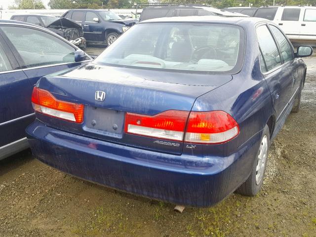 JHMCG665X2C015958 - 2002 HONDA ACCORD LX BLUE photo 4