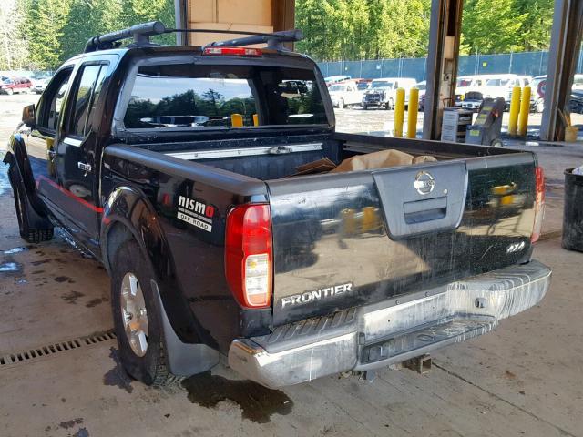 1N6AD07W86C448526 - 2006 NISSAN FRONTIER C BLACK photo 3