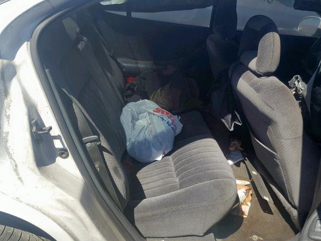 1G2WP52K11F233986 - 2001 PONTIAC GRAND PRIX WHITE photo 6