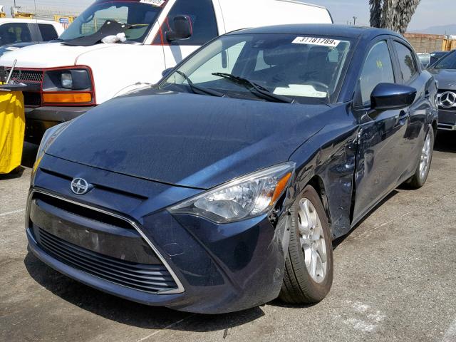 3MYDLBZV9GY124160 - 2016 TOYOTA SCION IA BLUE photo 2