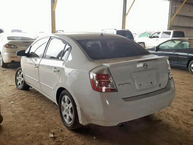 3N1AB61E38L607524 - 2008 NISSAN SENTRA 2.0 WHITE photo 3