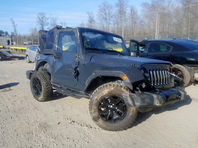 1C4AJWAG1GL335387 - 2016 JEEP WRANGLER S BLUE photo 1