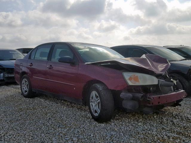 1G1ZS57F97F257621 - 2007 CHEVROLET MALIBU LS BURGUNDY photo 1