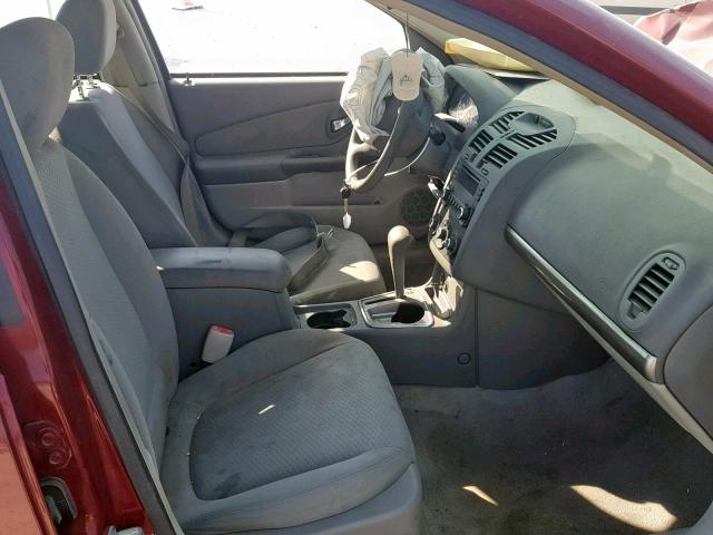 1G1ZS57F97F257621 - 2007 CHEVROLET MALIBU LS BURGUNDY photo 5