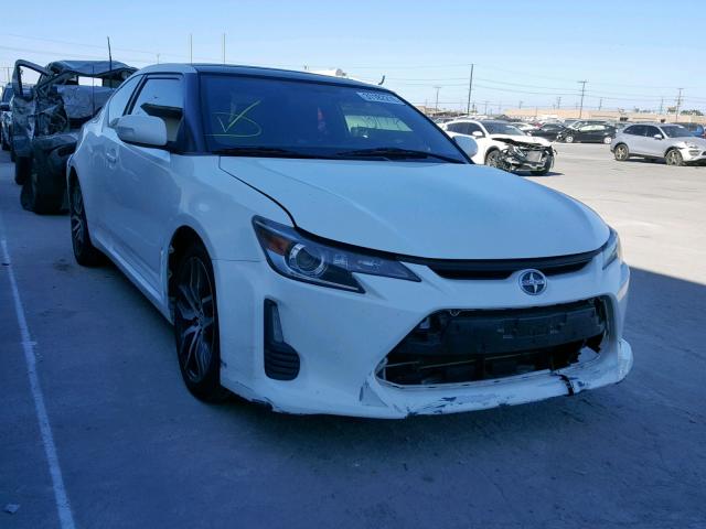 JTKJF5C73E3079218 - 2014 TOYOTA SCION TC WHITE photo 1