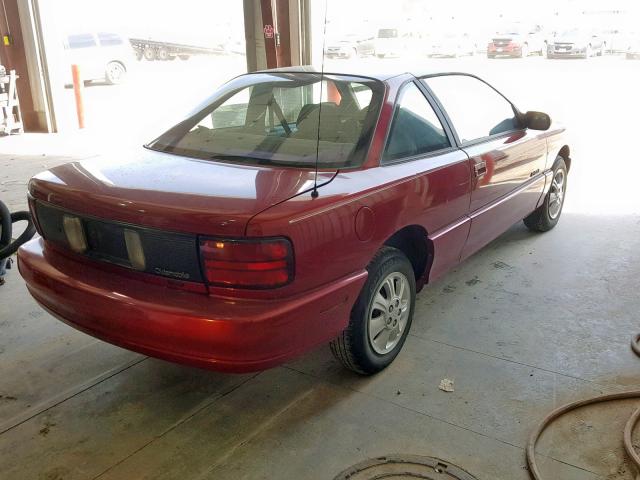 1G3NL1532RM039488 - 1994 OLDSMOBILE ACHIEVA S RED photo 4