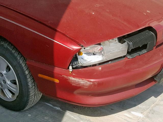 1G3NL1532RM039488 - 1994 OLDSMOBILE ACHIEVA S RED photo 9