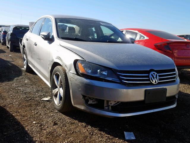 1VWBP7A39CC044309 - 2012 VOLKSWAGEN PASSAT SE GRAY photo 1