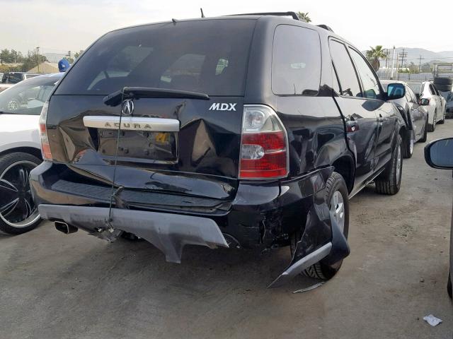 2HNYD18835H522318 - 2005 ACURA MDX TOURIN BLACK photo 4