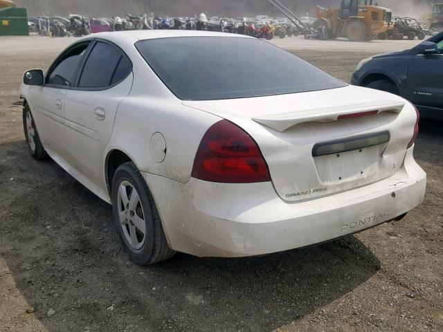 2G2WP552781116216 - 2008 PONTIAC GRAND PRIX WHITE photo 3