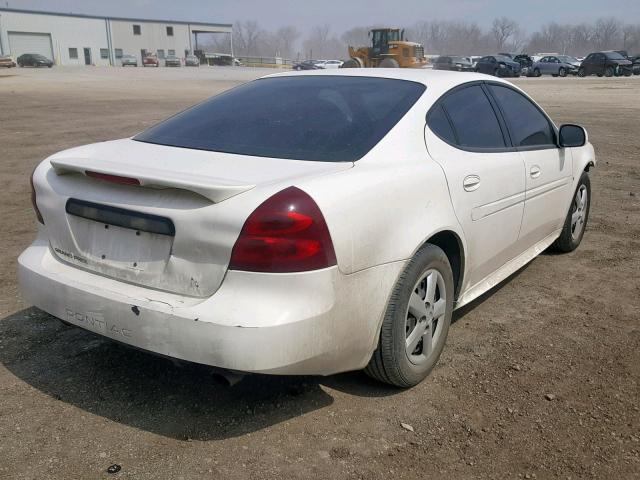 2G2WP552781116216 - 2008 PONTIAC GRAND PRIX WHITE photo 4