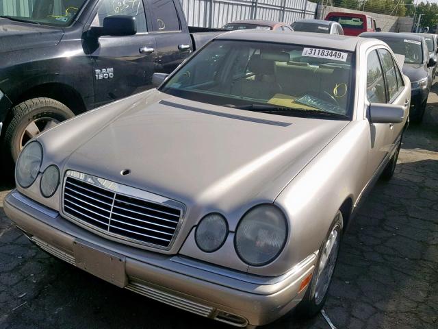 WDBJF65H1XA775799 - 1999 MERCEDES-BENZ E 320 TAN photo 2