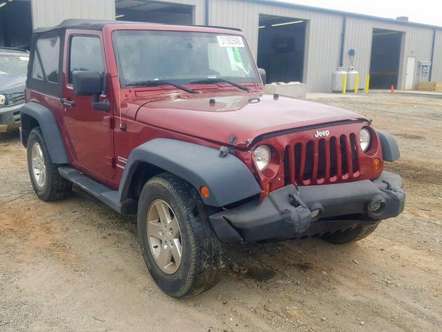 1C4AJWAG9DL564184 - 2013 JEEP WRANGLER S RED photo 1