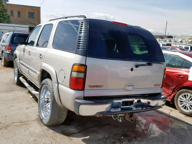 1GKEK13ZX4J113703 - 2004 GMC YUKON SILVER photo 3