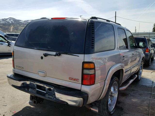 1GKEK13ZX4J113703 - 2004 GMC YUKON SILVER photo 4