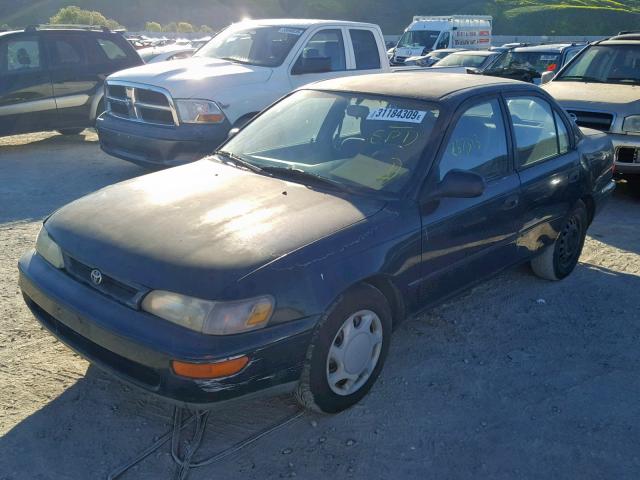 1NXBB02E2TZ417558 - 1996 TOYOTA COROLLA DX GREEN photo 2