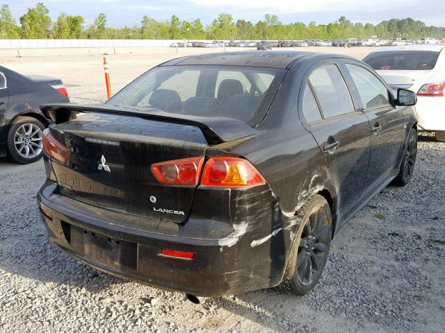 JA3AU86W59U039657 - 2009 MITSUBISHI LANCER GTS BLACK photo 4