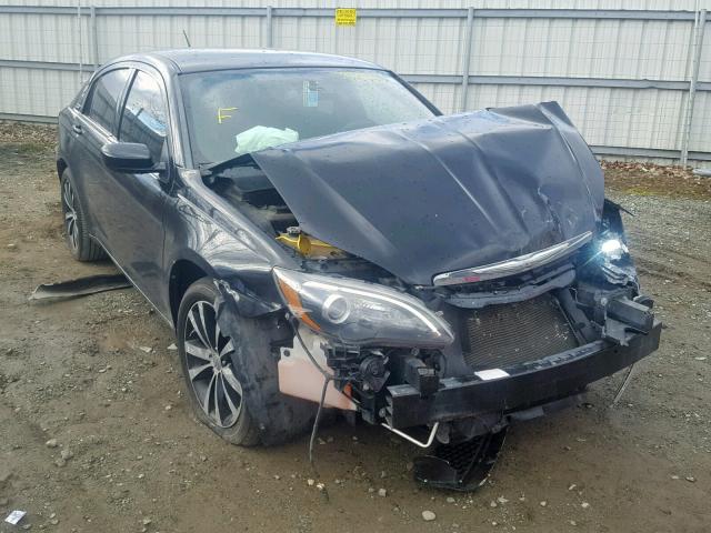 1C3CCBBG9DN737589 - 2013 CHRYSLER 200 TOURIN BLACK photo 1