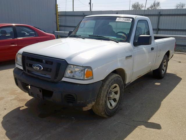 1FTYR10DX9PA63385 - 2009 FORD RANGER WHITE photo 2