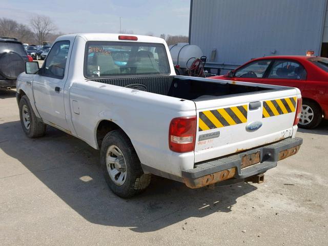 1FTYR10DX9PA63385 - 2009 FORD RANGER WHITE photo 3