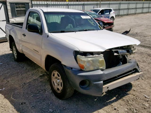 5TENX22N08Z532723 - 2008 TOYOTA TACOMA WHITE photo 1