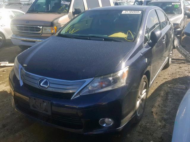 JTHBB1BA1A2016405 - 2010 LEXUS HS 250H BLUE photo 2