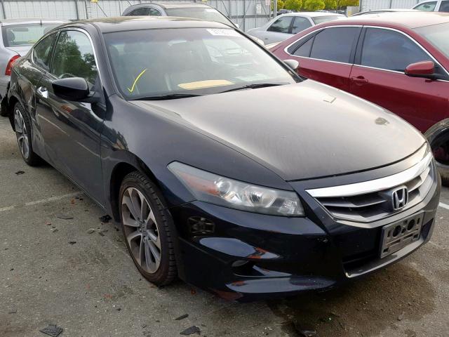 1HGCS2B88BA000316 - 2011 HONDA ACCORD EXL BLACK photo 1