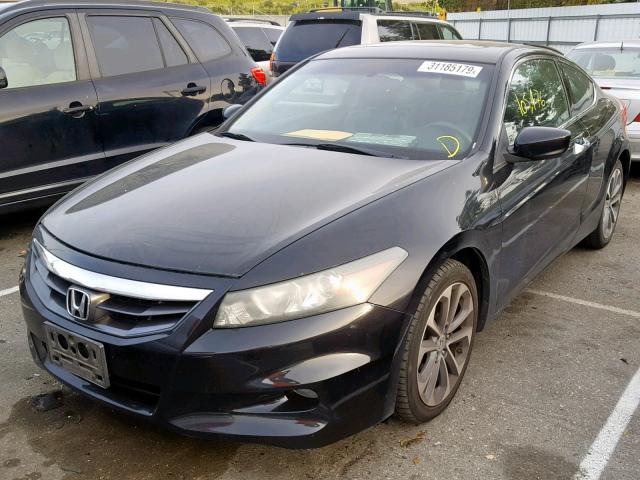 1HGCS2B88BA000316 - 2011 HONDA ACCORD EXL BLACK photo 2