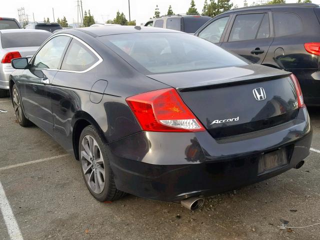 1HGCS2B88BA000316 - 2011 HONDA ACCORD EXL BLACK photo 3