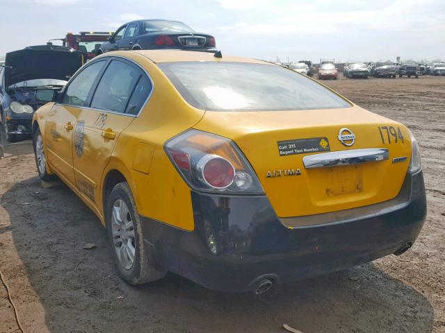 1N4CL2APXBC120522 - 2011 NISSAN ALTIMA HYB YELLOW photo 3