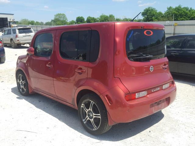 JN8AZ28R29T126448 - 2009 NISSAN CUBE BASE MAROON photo 3