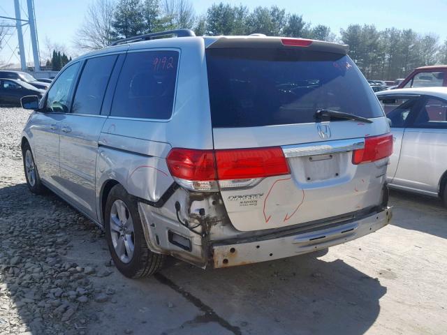 5FNRL3H93AB099502 - 2010 HONDA ODYSSEY TO SILVER photo 3