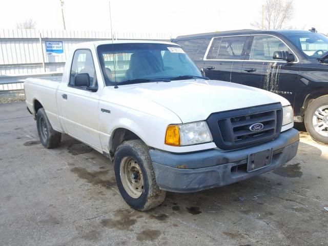 1FTYR10D85PA83211 - 2005 FORD RANGER WHITE photo 1