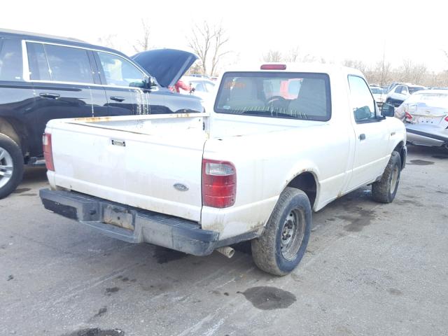 1FTYR10D85PA83211 - 2005 FORD RANGER WHITE photo 4