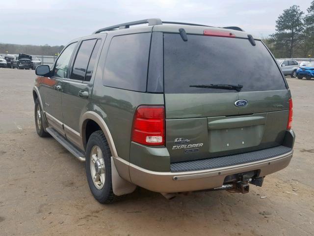 1FMDU74K02ZD00626 - 2002 FORD EXPLORER E GREEN photo 3