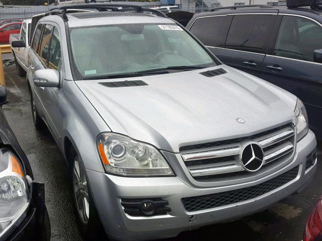 4JGBF71E07A256522 - 2007 MERCEDES-BENZ GL 450 4MA SILVER photo 1