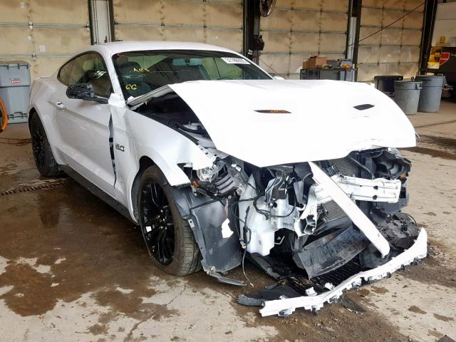 1FA6P8CF5J5129396 - 2018 FORD MUSTANG GT WHITE photo 1