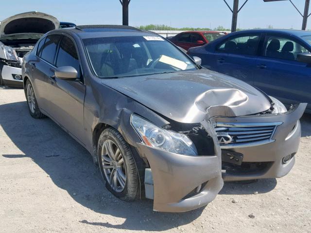 JN1CV6AP2AM408252 - 2010 INFINITI G37 BASE GOLD photo 1