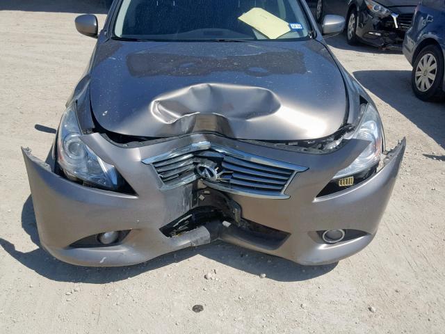 JN1CV6AP2AM408252 - 2010 INFINITI G37 BASE GOLD photo 9