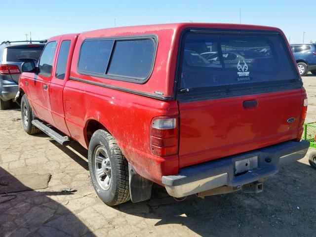 1FTYR44V32PB75455 - 2002 FORD RANGER SUP Rot Foto 3
