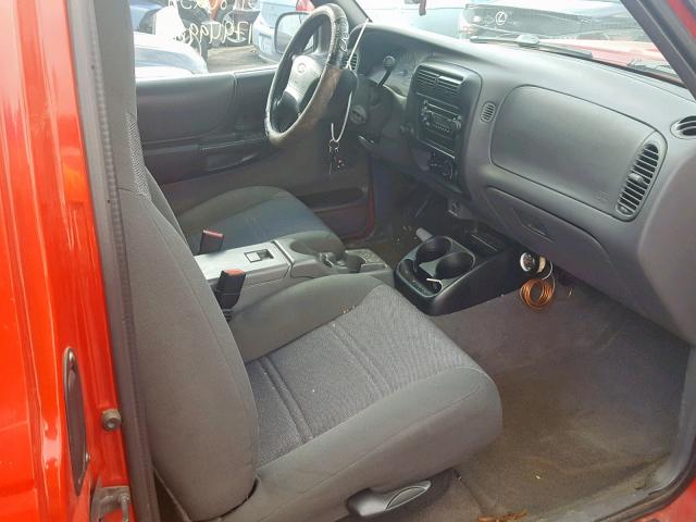 1FTYR44V32PB75455 - 2002 FORD RANGER SUP Rot Foto 5