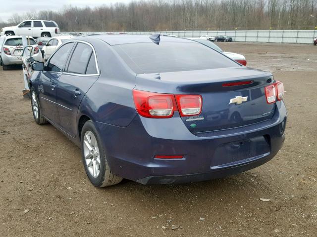 1G11C5SLXFF134562 - 2015 CHEVROLET MALIBU 1LT 蓝色 照片 3