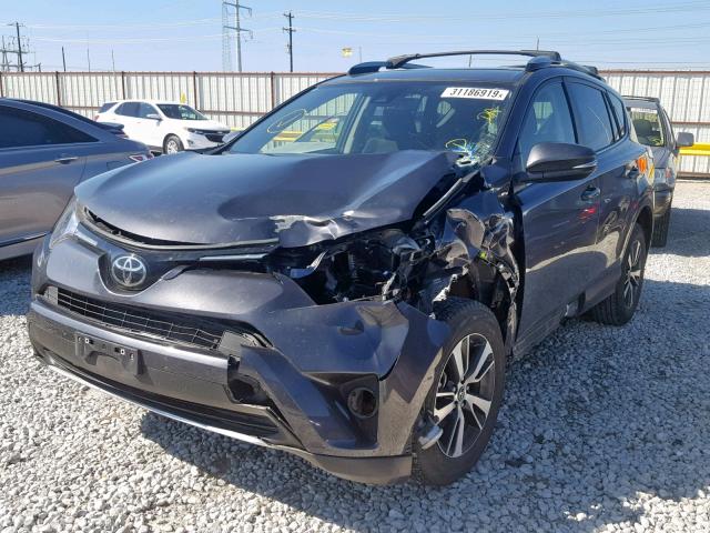 JTMWFREVXJJ740930 - 2018 TOYOTA RAV4 ADVEN GRAY photo 2